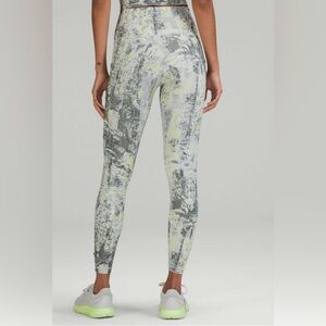 Lululemon Wunder Train HR Tight w/ Pockets 25" Cinder Grain Smoked Spruce Multi